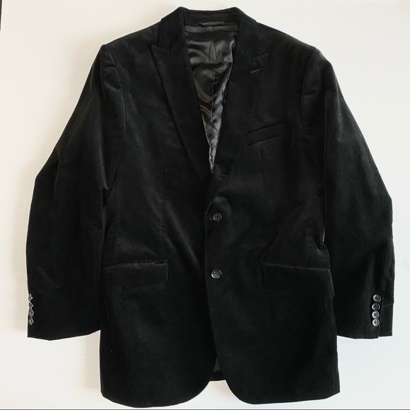 Banana Republic Corduroy Tailored Fit Blazer / Smoking Jacket - Picture 4 of 16